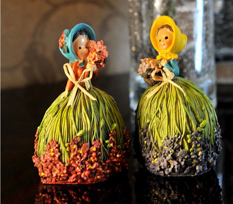 Green Double Dolls Mini Size Wedding Decorations & Gifts_6_1.jpg